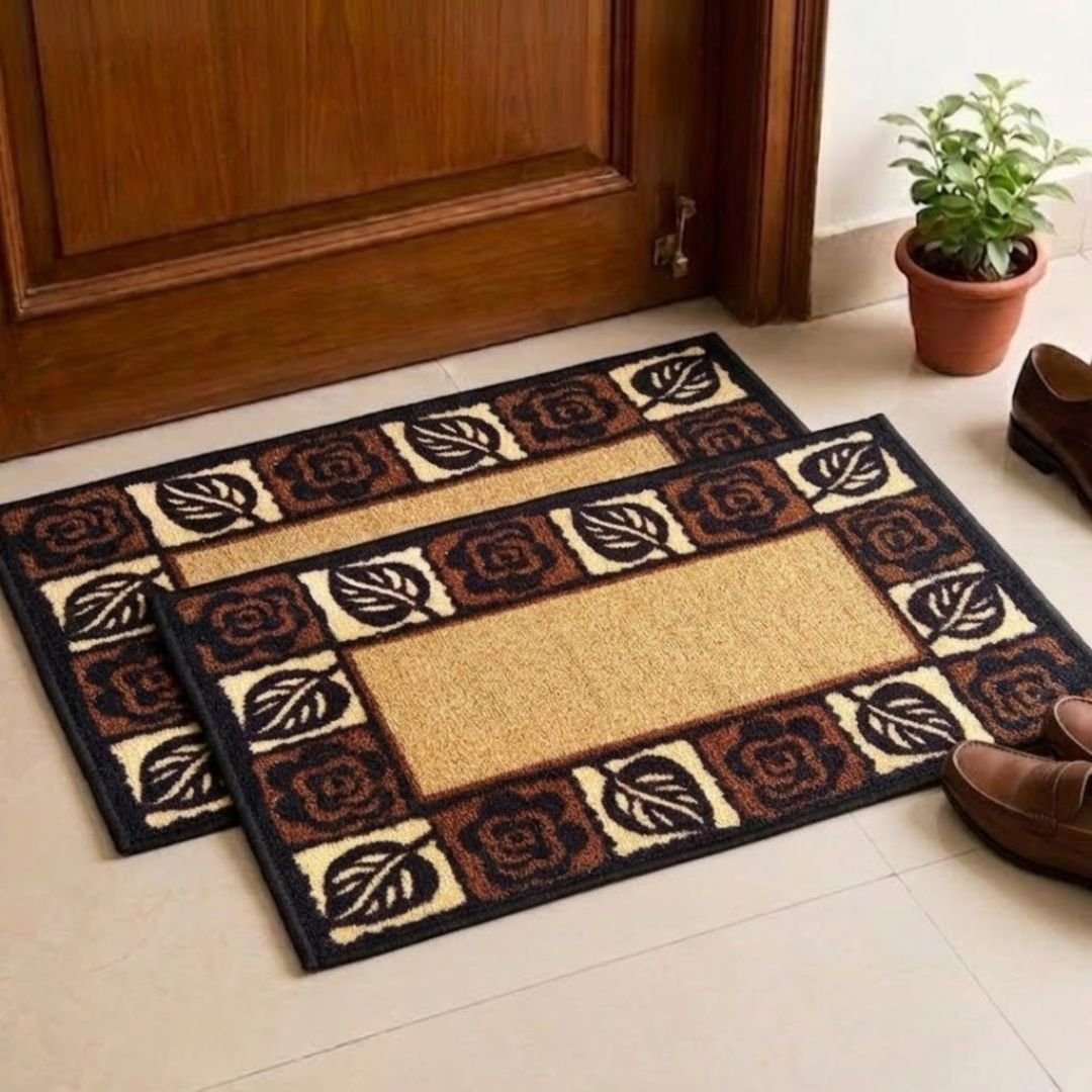 Premium Beige Anti Slip Doormat by Athom Living - Athom Living
