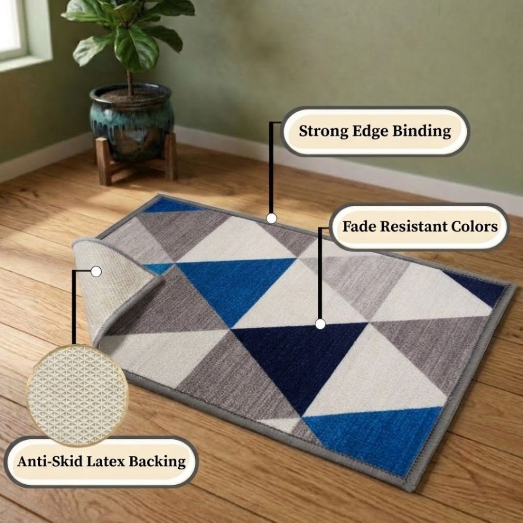 Premium Brown Doormat & Bathmat Combo Pack of 2 by Athom Living - Athom Living