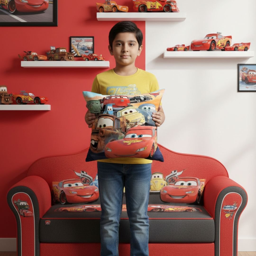 Premium Disney Cars Printed Cushion Cover by Athom Living - Athom Living