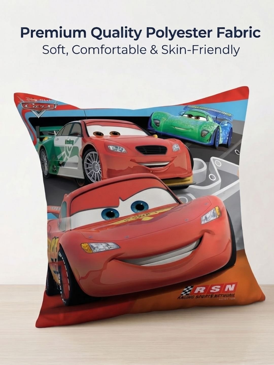 Premium Disney Cars Printed Cushion Cover by Athom Living - Athom Living