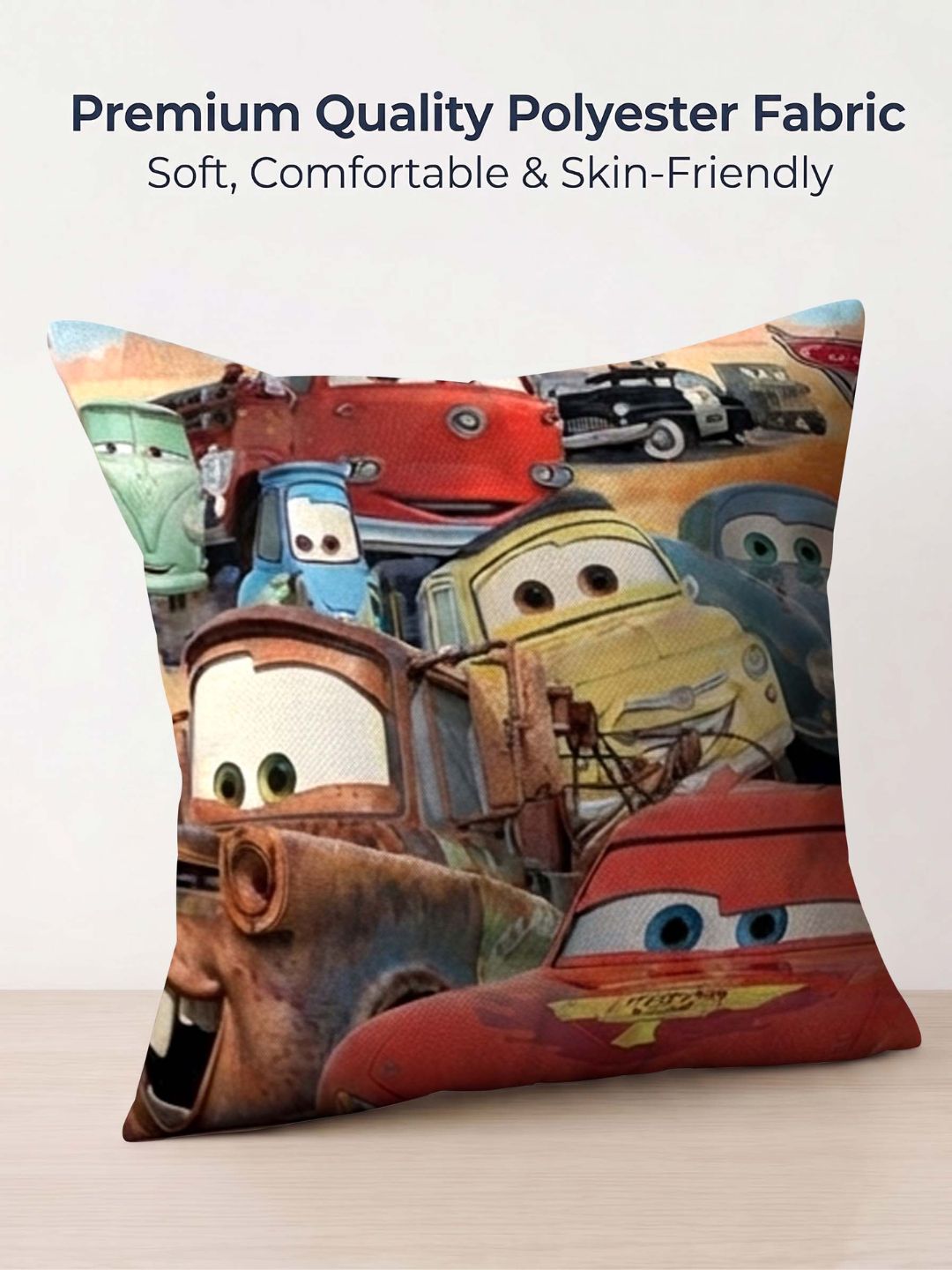 Premium Disney Cars Printed Cushion Cover by Athom Living - Athom Living