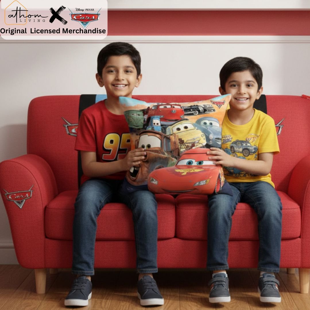 Premium Disney Cars Printed Cushion Cover by Athom Living - Athom Living