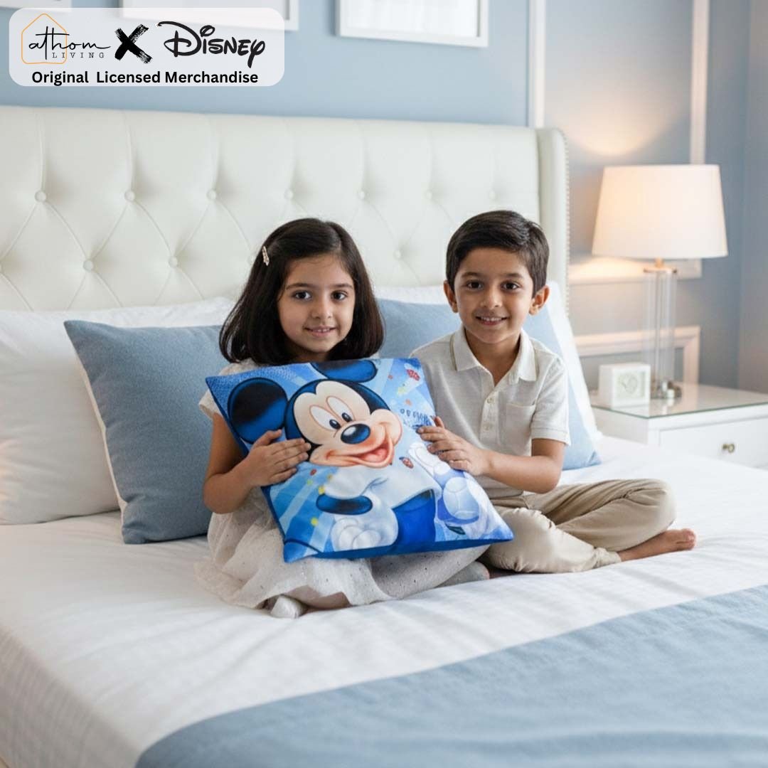 Premium Disney Mickey Mouse Printed Cushion Covers by Athom Living - Athom Living