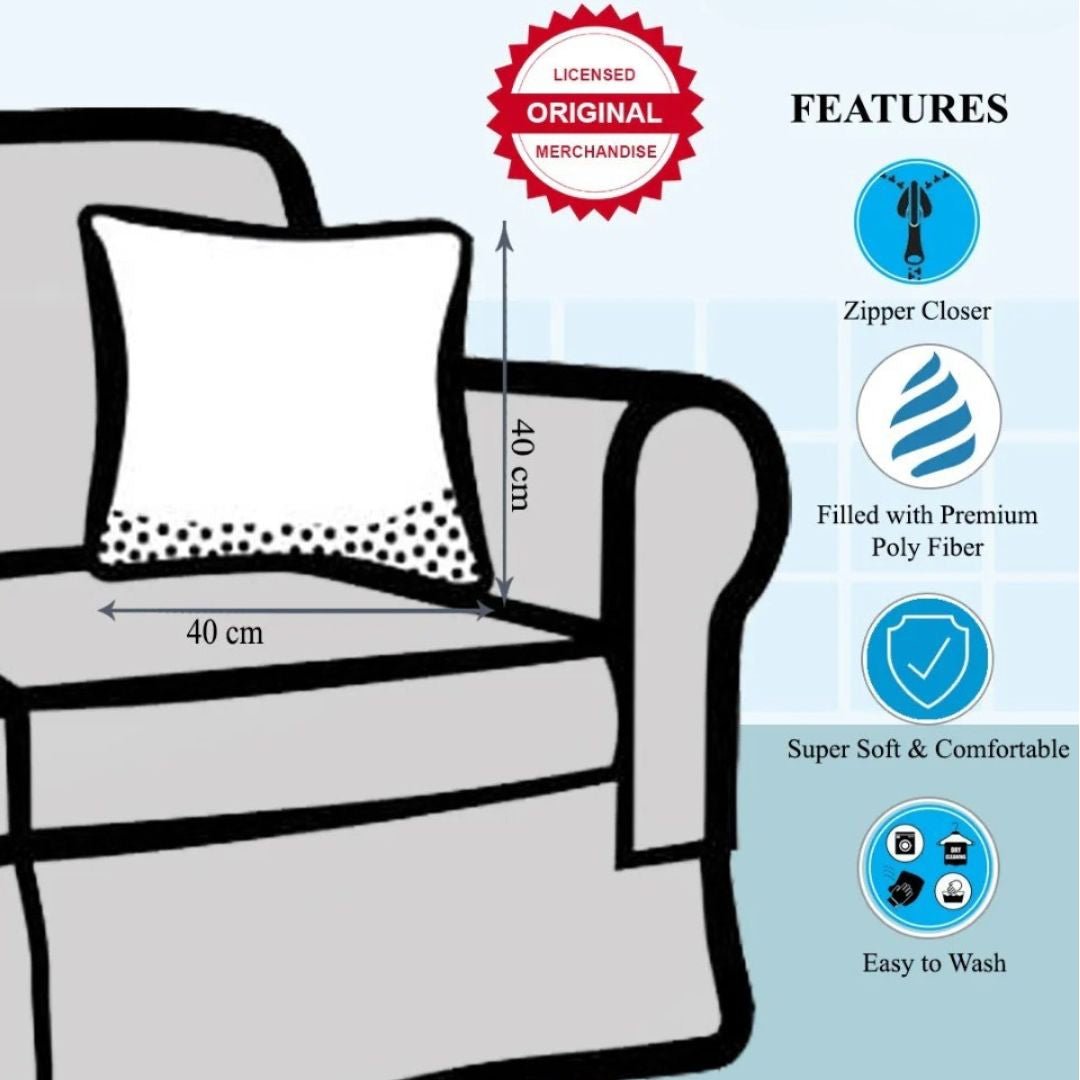 Premium Disney Mickey Mouse Printed Cushion Covers by Athom Living - Athom Living