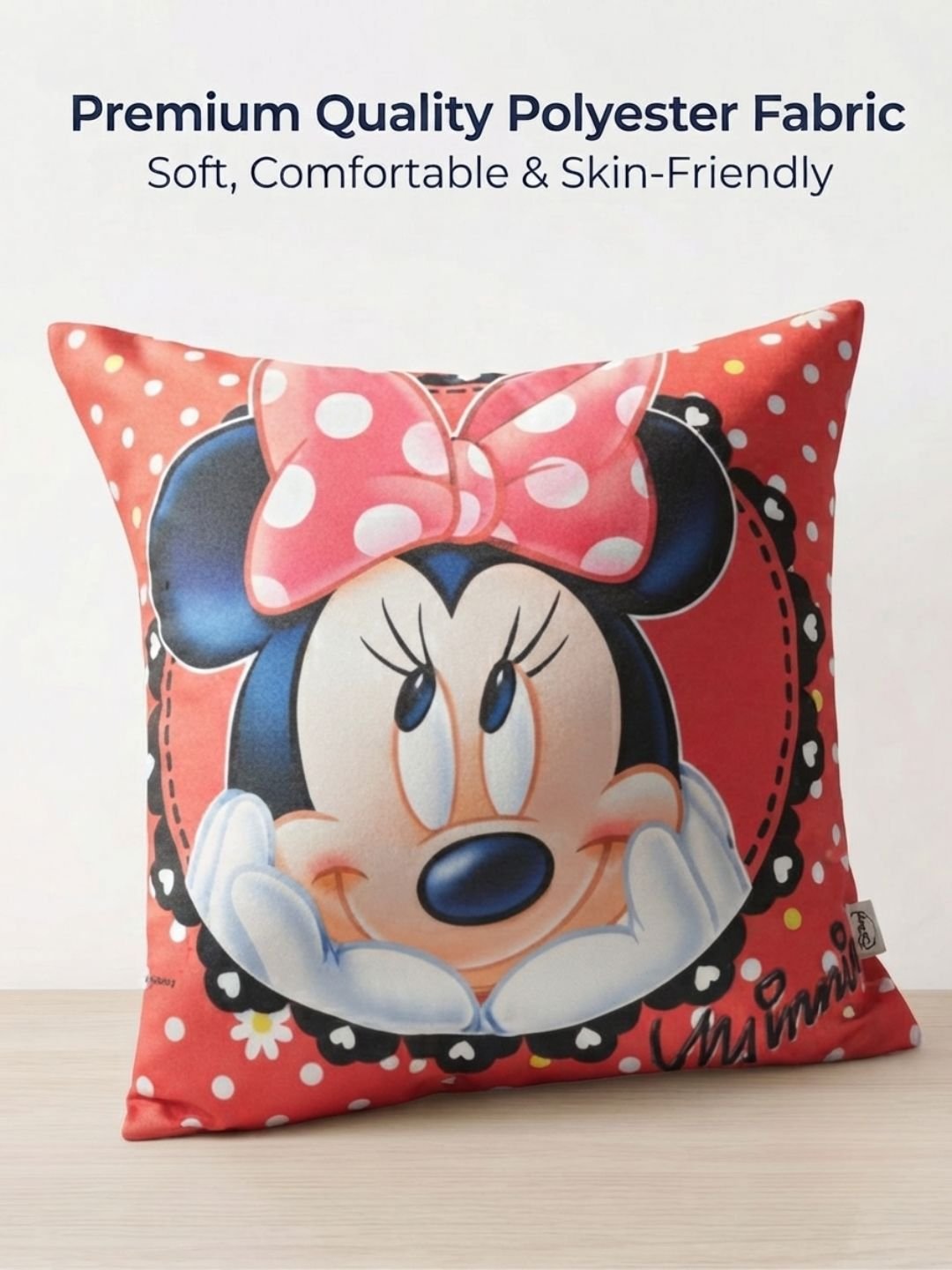 Premium Disney Minnie Mouse Printed Cushion Cover by Athom Living - Athom Living