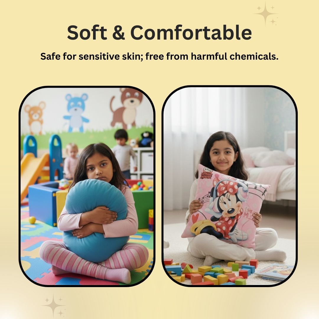 Premium Disney Minnie Mouse Printed Set of 2 Cushion Covers by Athom Living - Athom Living