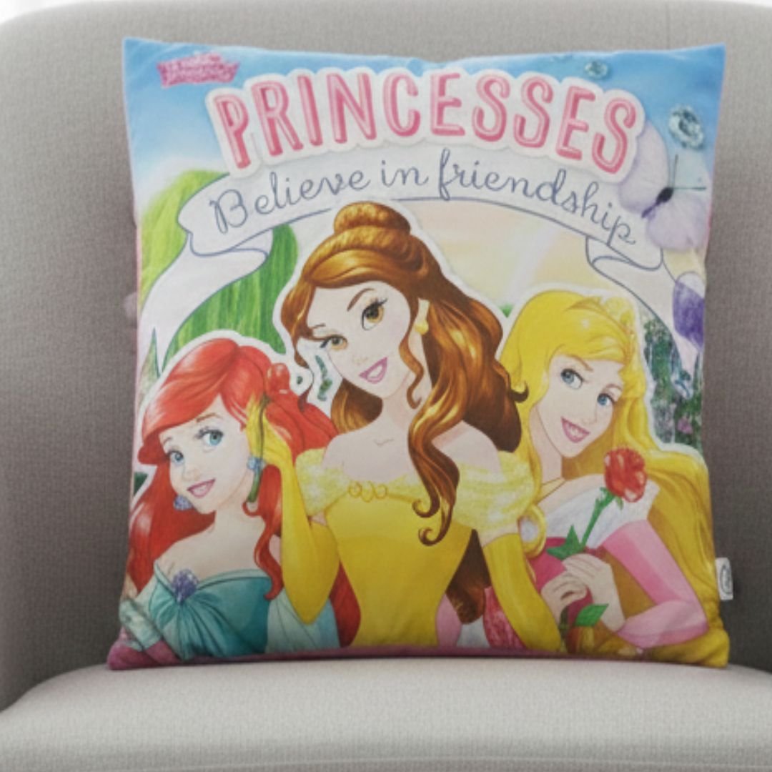 Premium Disney Princess (Friends) Printed Cushion Cover by Athom Living - Athom Living