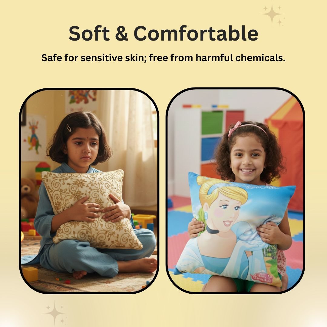 Premium Disney Princess Printed Cushion Cover by Athom Living - Athom Living