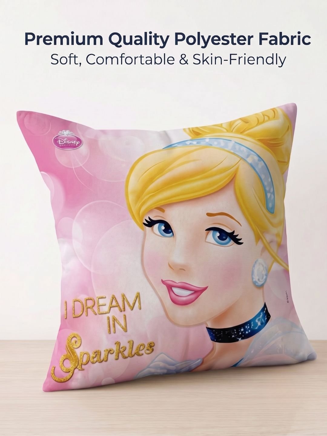 Premium Disney Princess Printed Cushion Cover by Athom Living - Athom Living