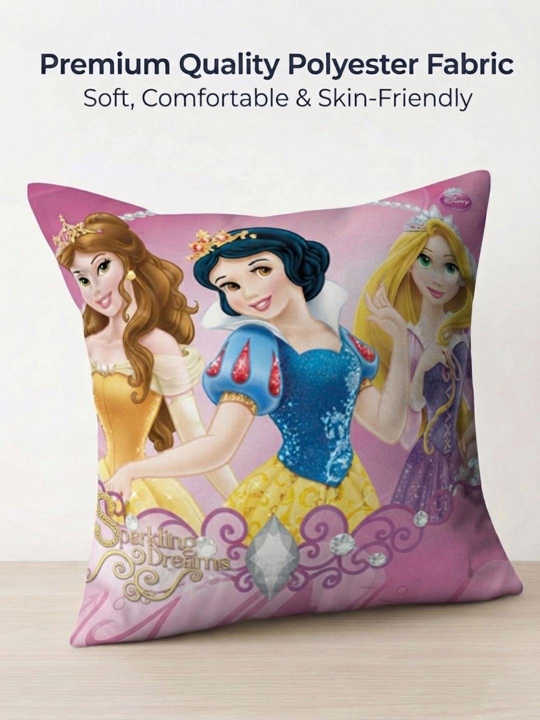 Premium Disney Princess Printed Cushion Cover by Athom Living - Athom Living