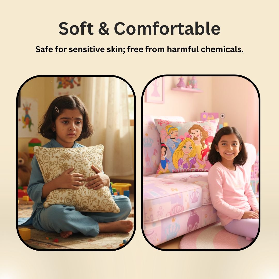 Premium Disney Princess Printed Cushion Cover by Athom Living - Athom Living