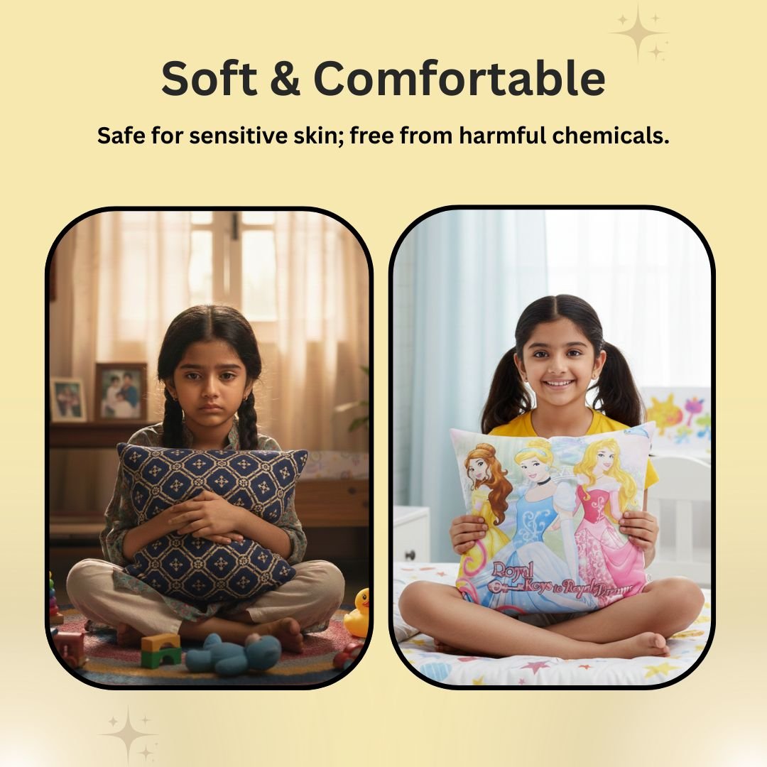 Premium Disney Princess Printed Cushion Cover by Athom Living - Athom Living