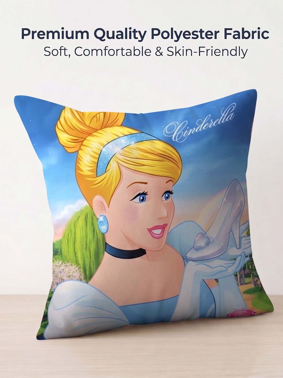 Premium Disney Princess Printed Cushion Cover by Athom Living - Athom Living