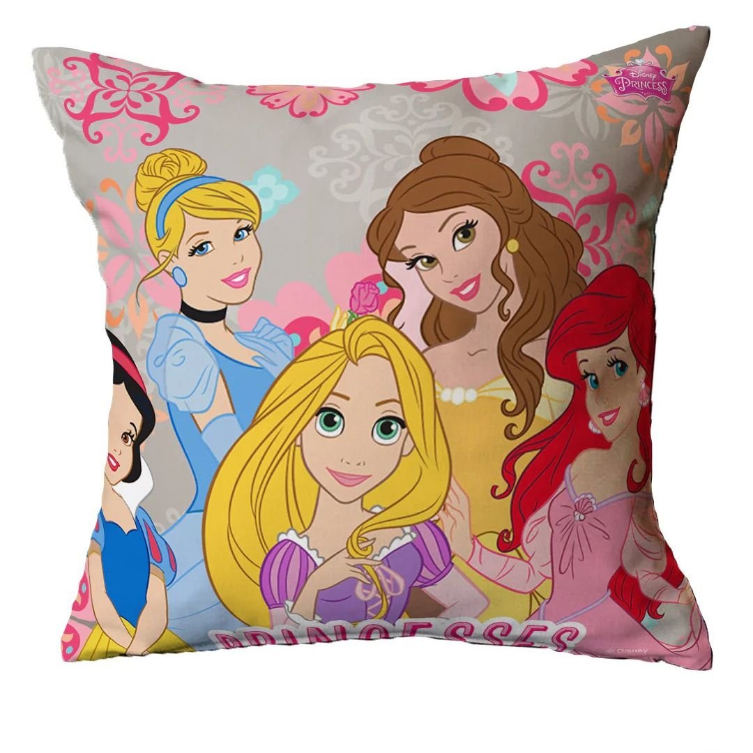 Premium Disney Princess Printed Cushion Cover by Athom Living - Athom Living