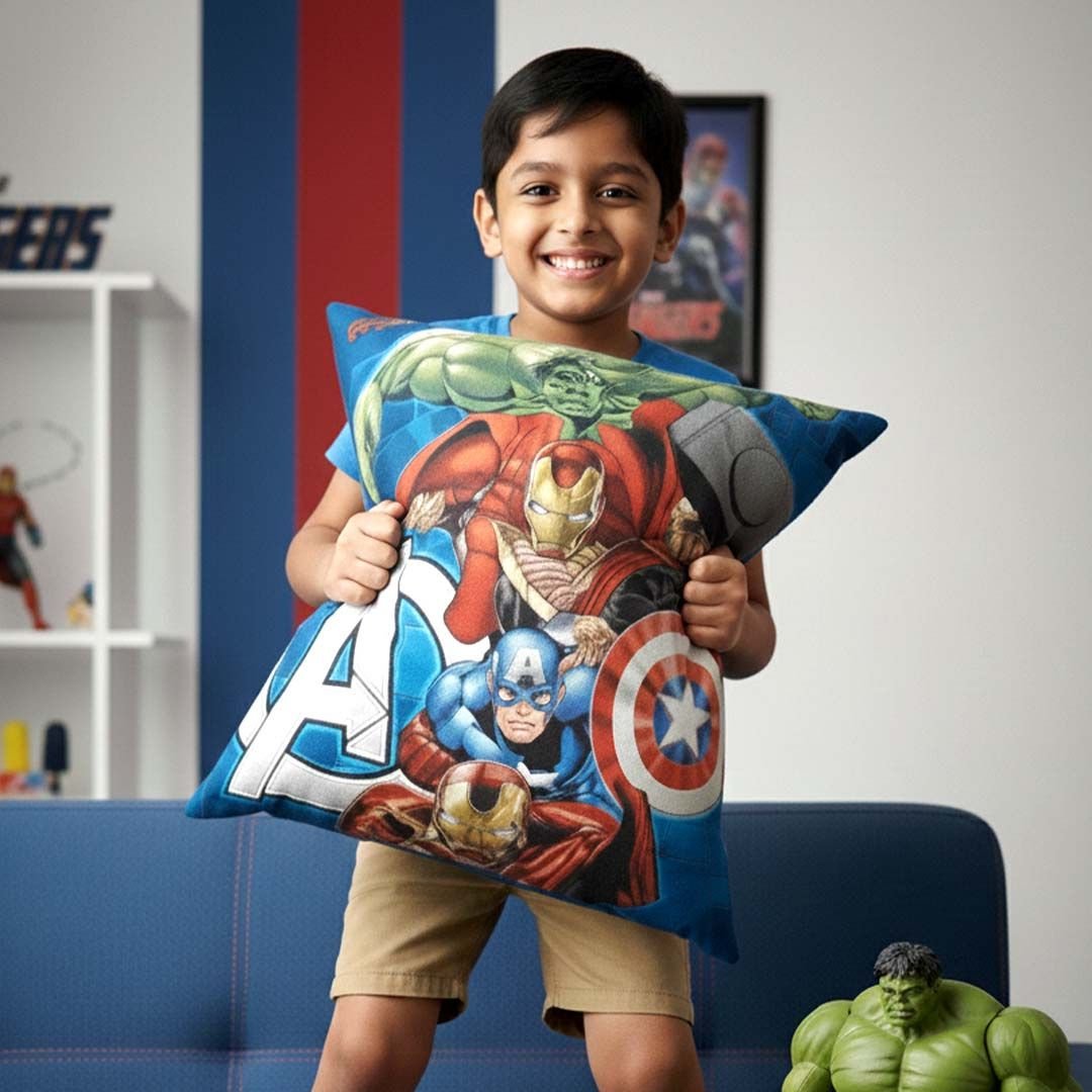 Premium Marvel Avengers Printed Cushion Cover by Athom Living - Athom Living
