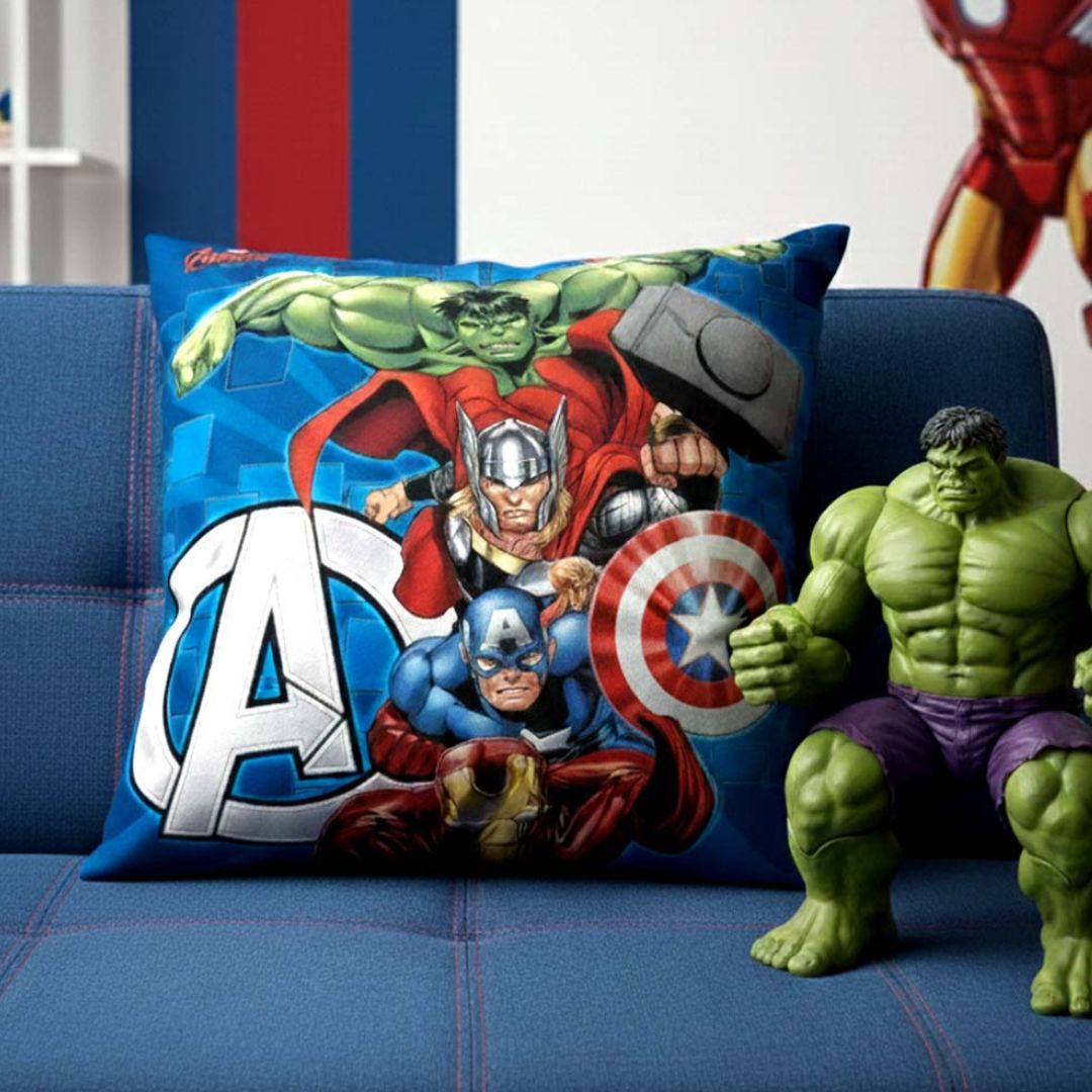 Premium Marvel Avengers Printed Cushion Cover by Athom Living - Athom Living
