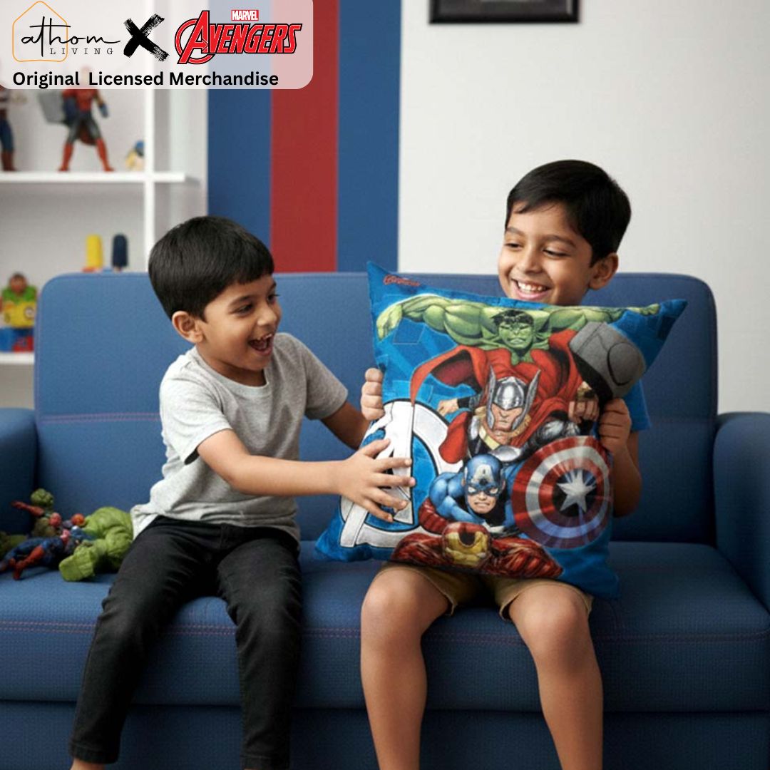 Premium Marvel Avengers Printed Cushion Cover by Athom Living - Athom Living