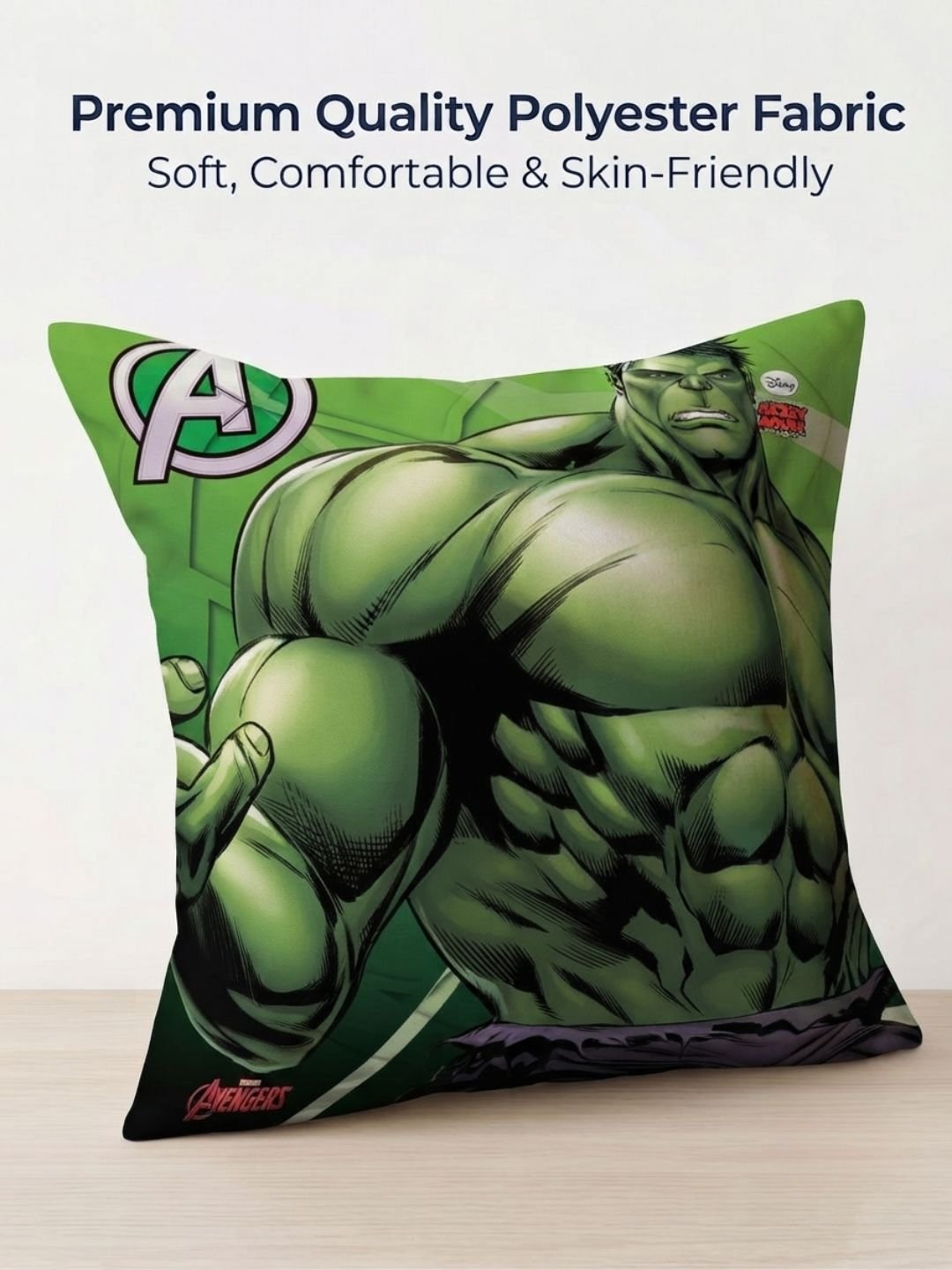 Premium Marvel Hulk Printed Cushion Cover by Athom Living - Athom Living