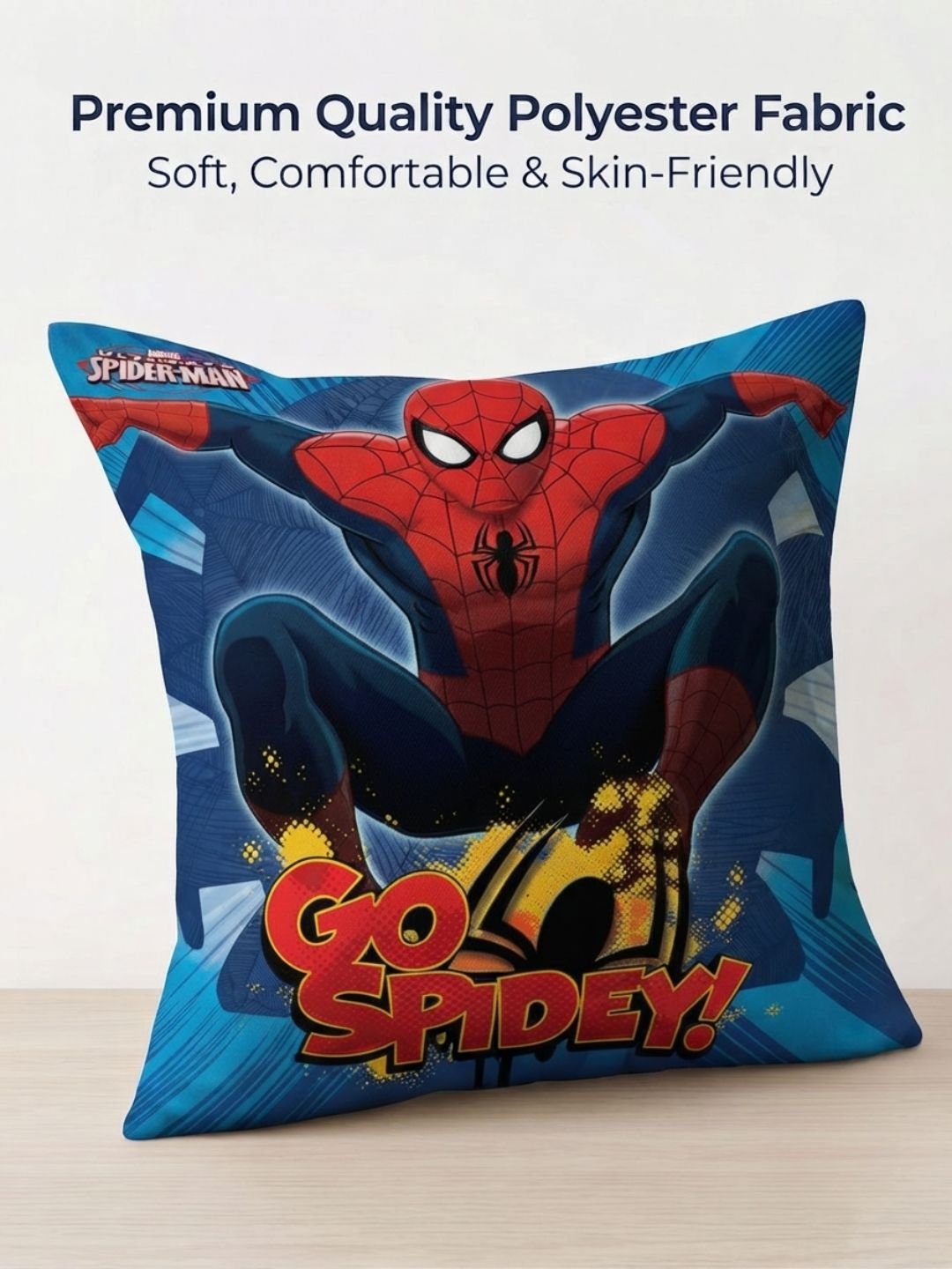 Premium Marvel Spiderman Printed Cushion Cover by Athom Living - Athom Living