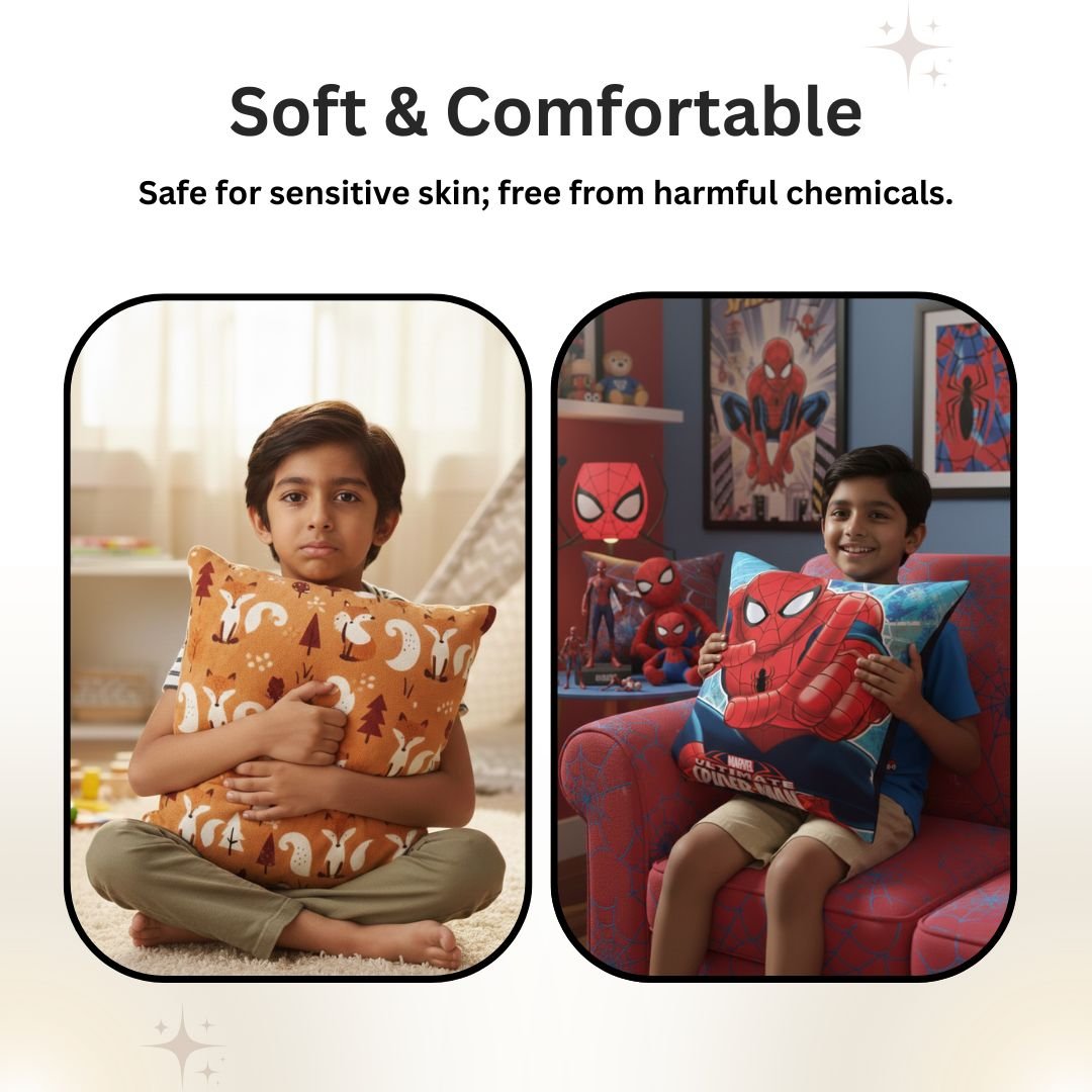 Premium Marvel Spiderman Printed Cushion Cover by Athom Living - Athom Living