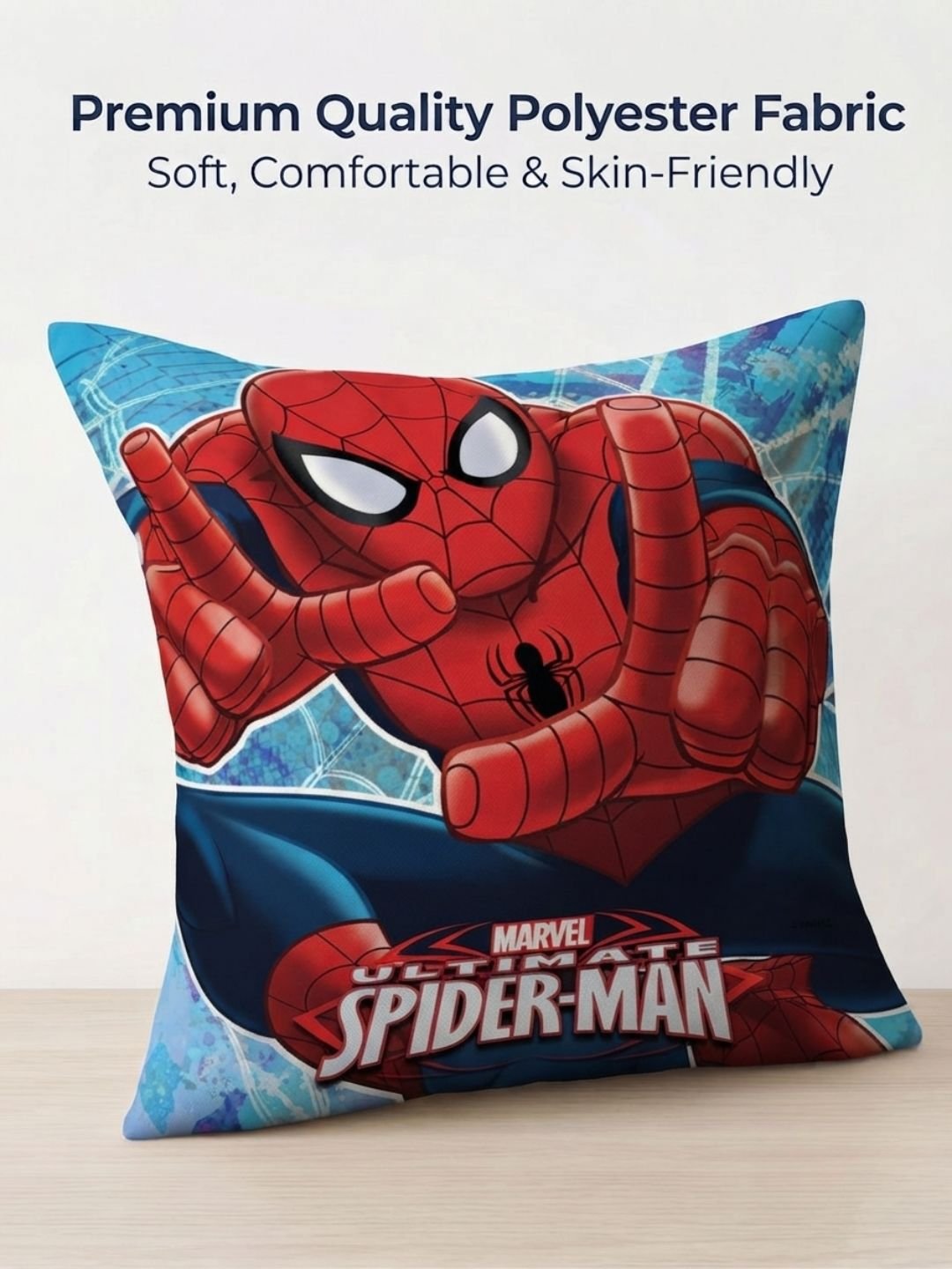 Premium Marvel Spiderman Printed Filled Cushion by Athom Living - Athom Living