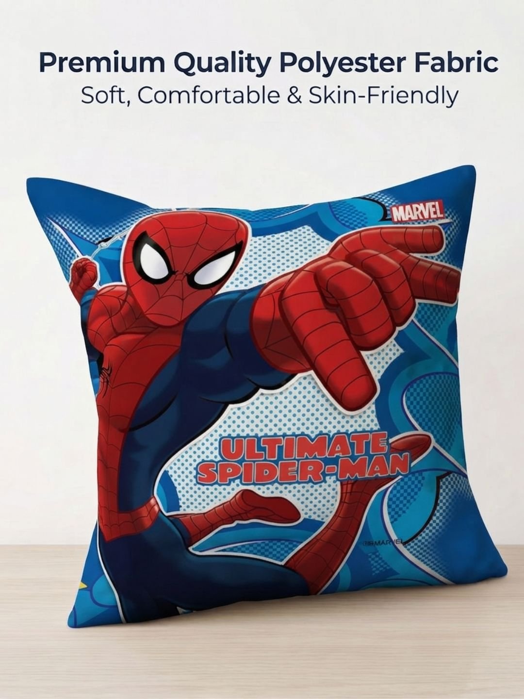 Premium Marvel Spiderman Printed Filled Cushion by Athom Living - Athom Living