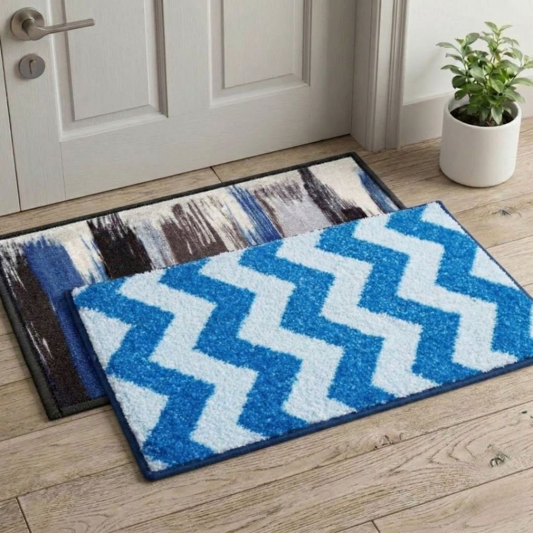 Premium Multicolor Doormat and Combo Set of 2 by Athom Living - Athom Living