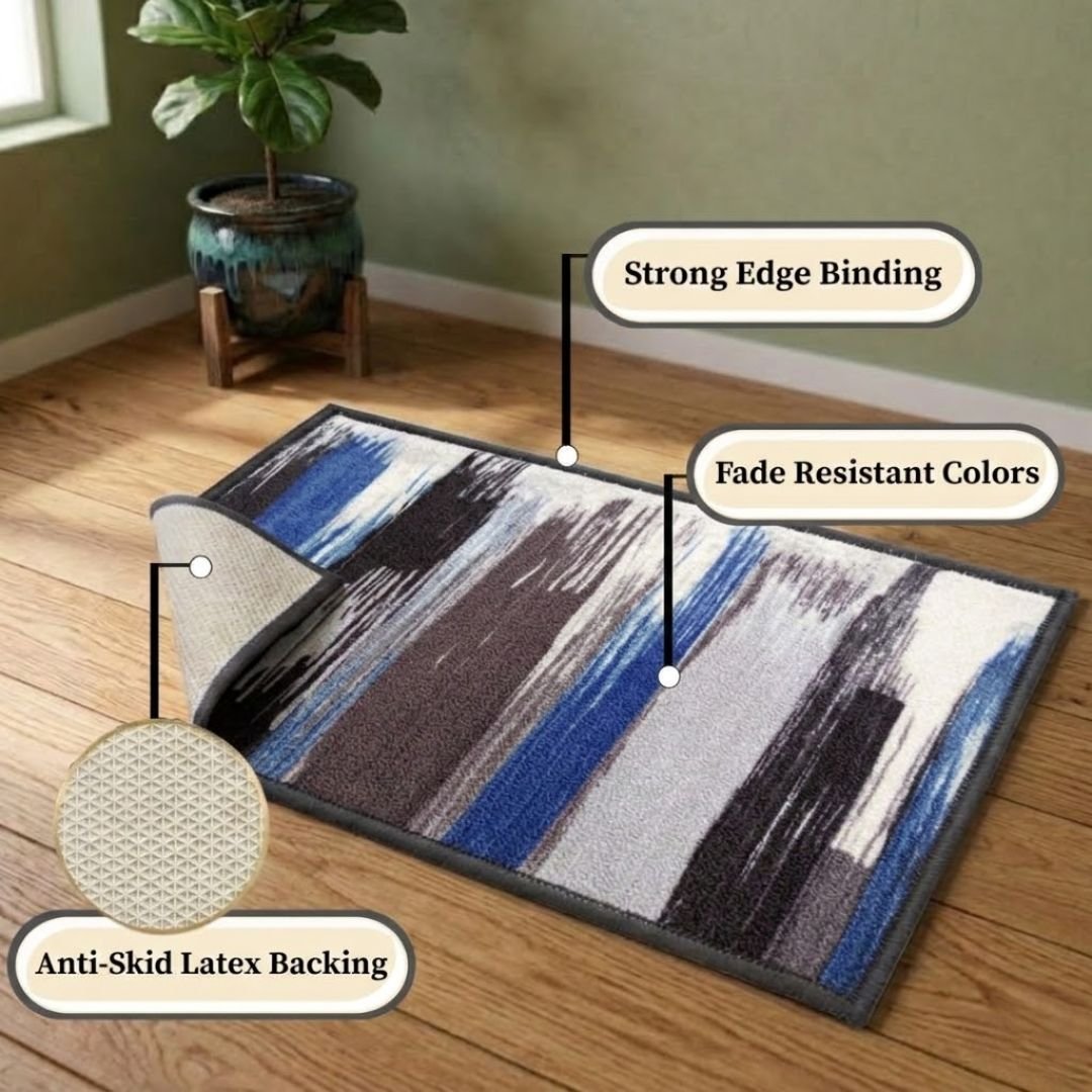Premium Multicolor Doormat and Combo Set of 2 by Athom Living - Athom Living