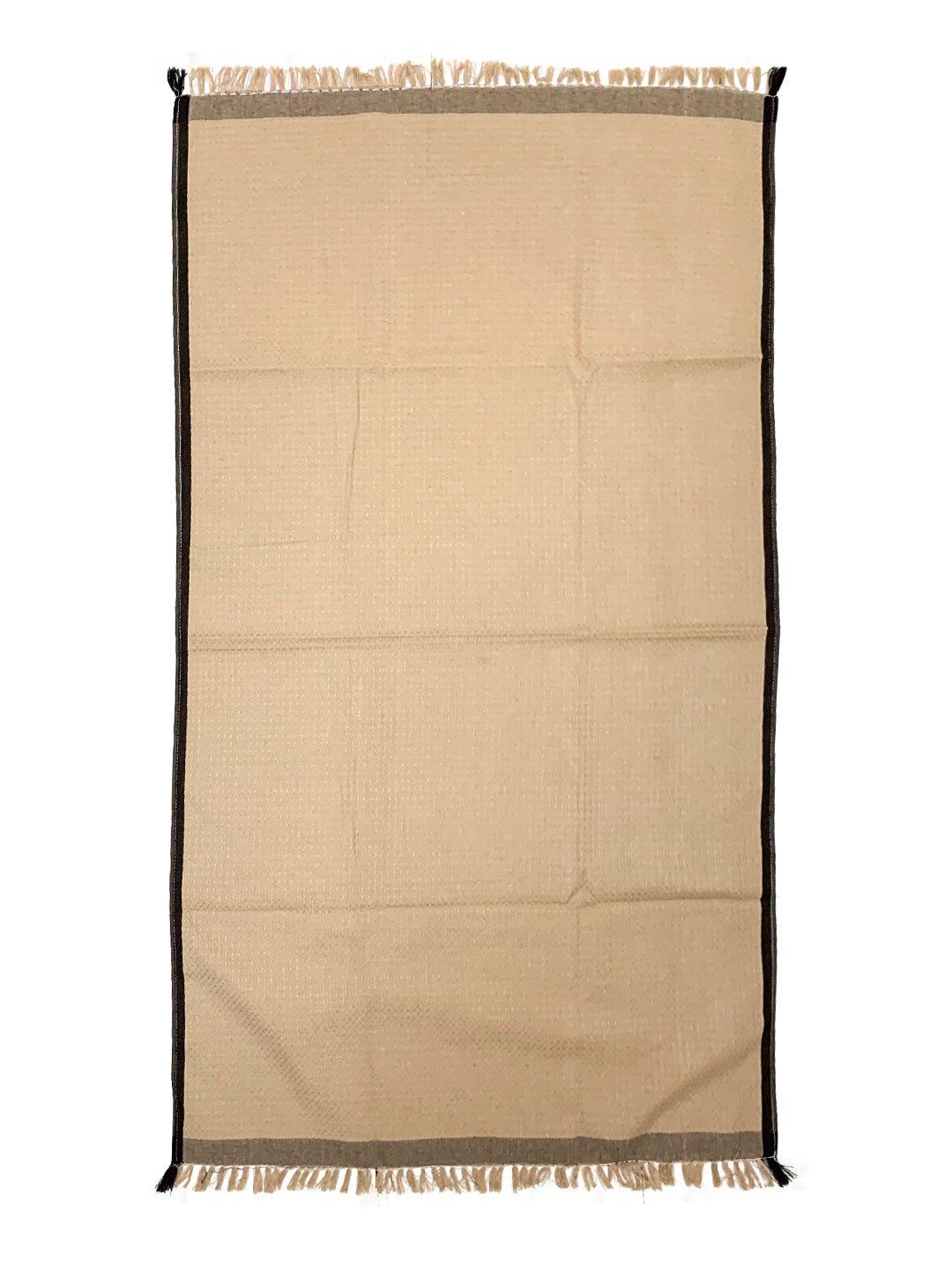 Premium Waffle Beige Cotton Bath Towel (Pack of 6) by Athom Living - Athom Living