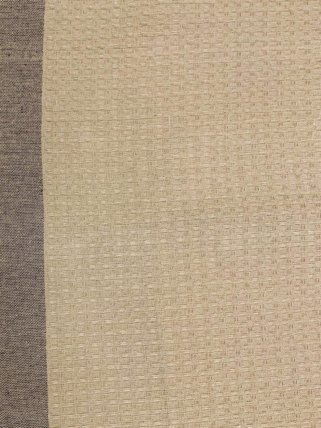 Premium Waffle Beige Cotton Bath Towel (Pack of 6) by Athom Living - Athom Living