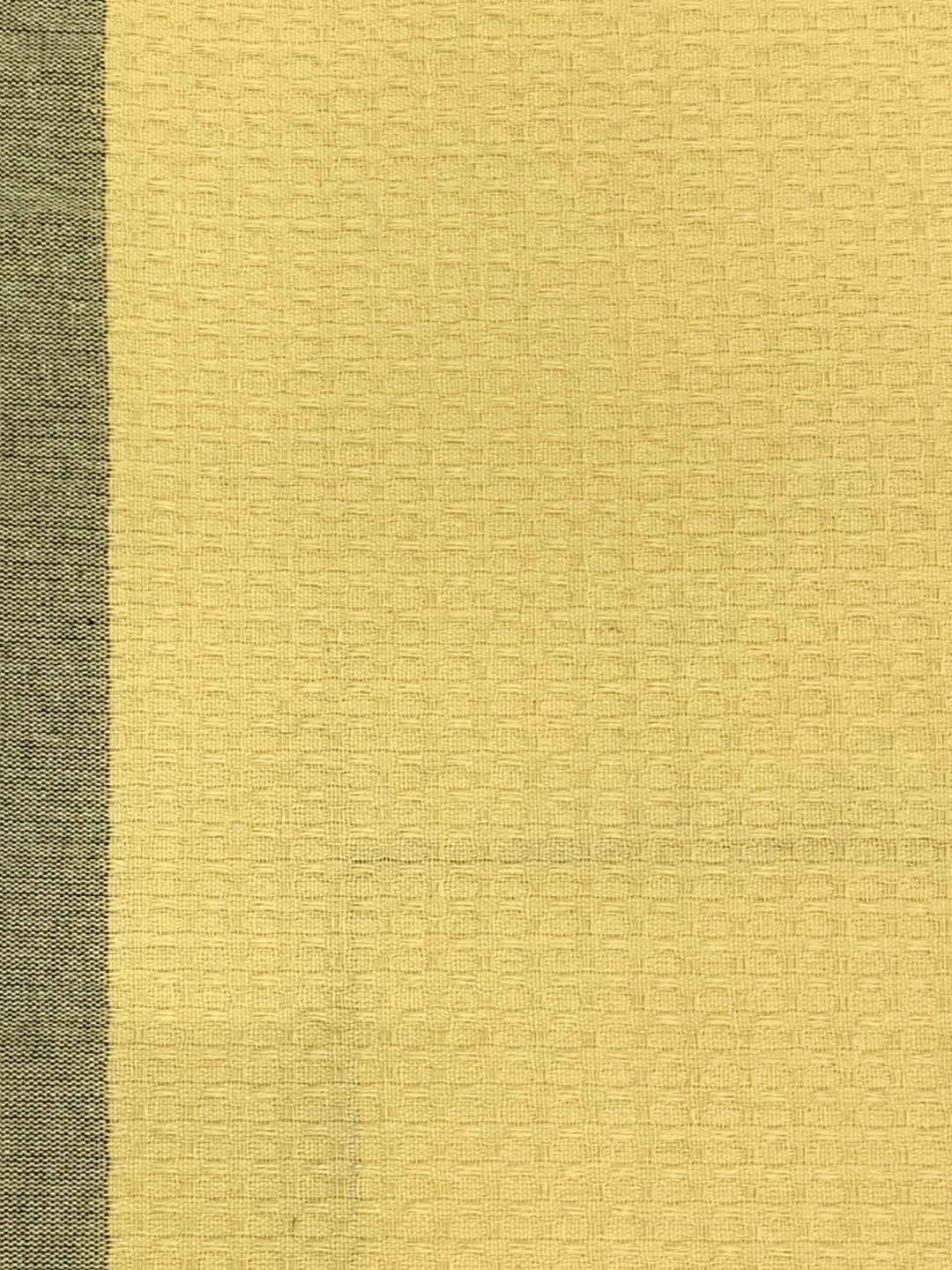 Premium Waffle Yellow Cotton Bath Towel (Pack of 6) by Athom Living - Athom Living