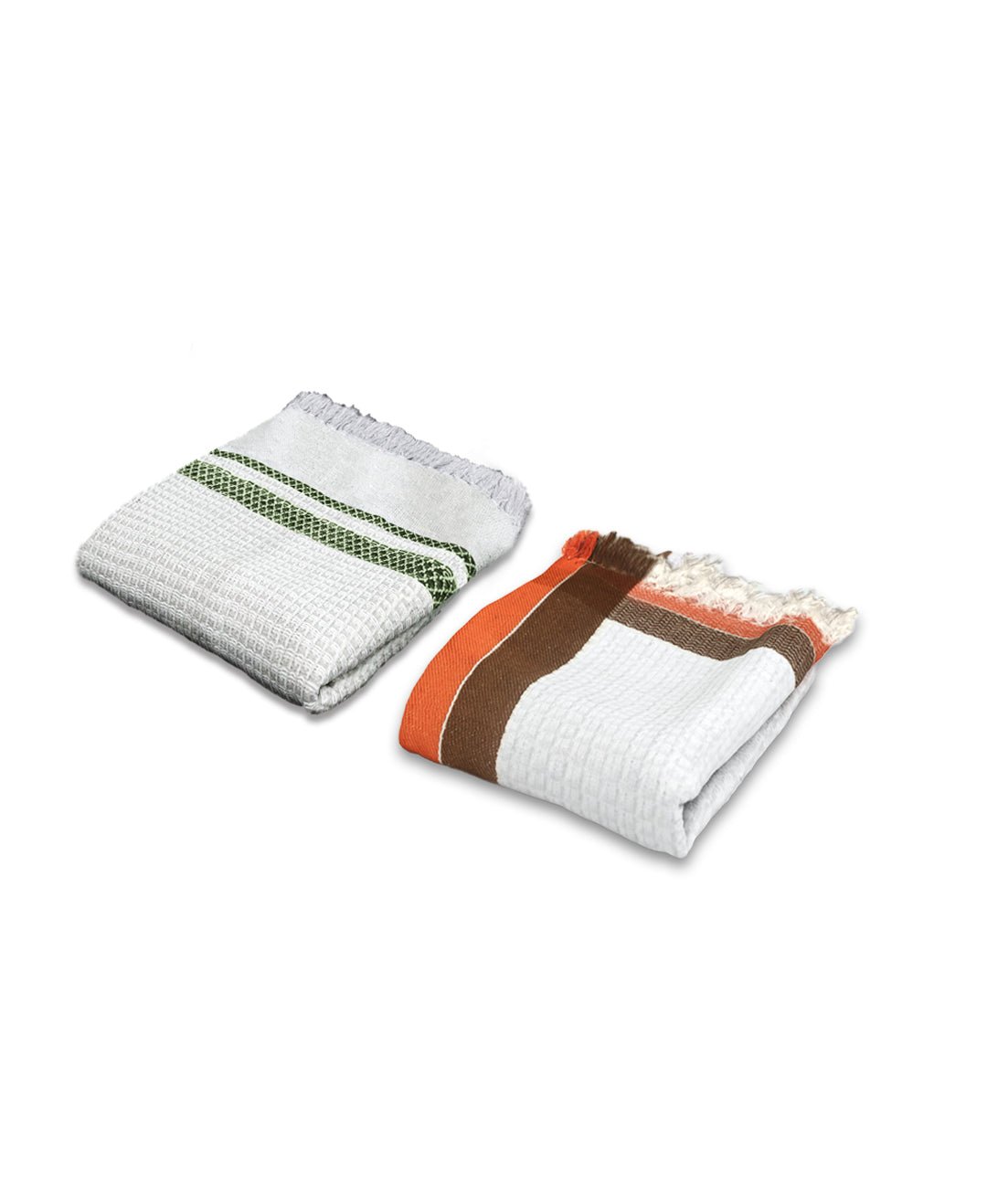 Premium White Light Weight Cotton Bath Towels (Pack of 2) by Athom Living - Athom Living