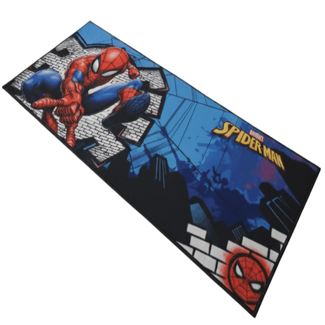 Spiderman (Blue) Themed Runner Carpet(60x140 cm) by Athom Living - Athom Living