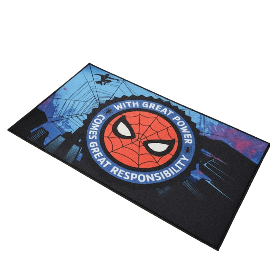 Spiderman Themed Kids Carpet(90x150cm) by Athom Living - Athom Living