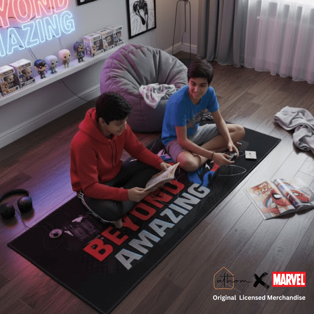 Spiderman Themed Runner Carpet(60x140 cm) by Athom Living - Athom Living