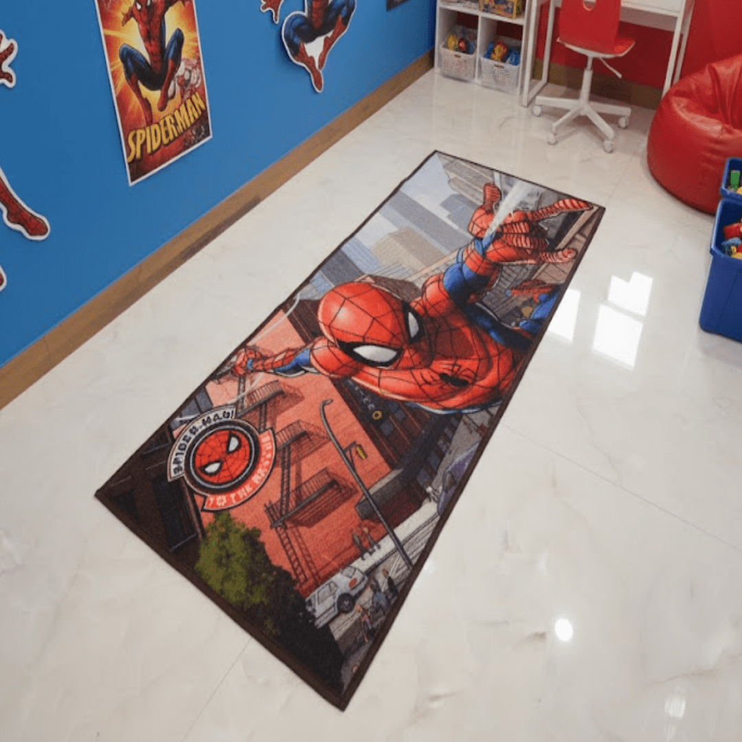 Spiderman (To the Rescue) Runner Carpet(60x140 cm) by Athom Living - Athom Living
