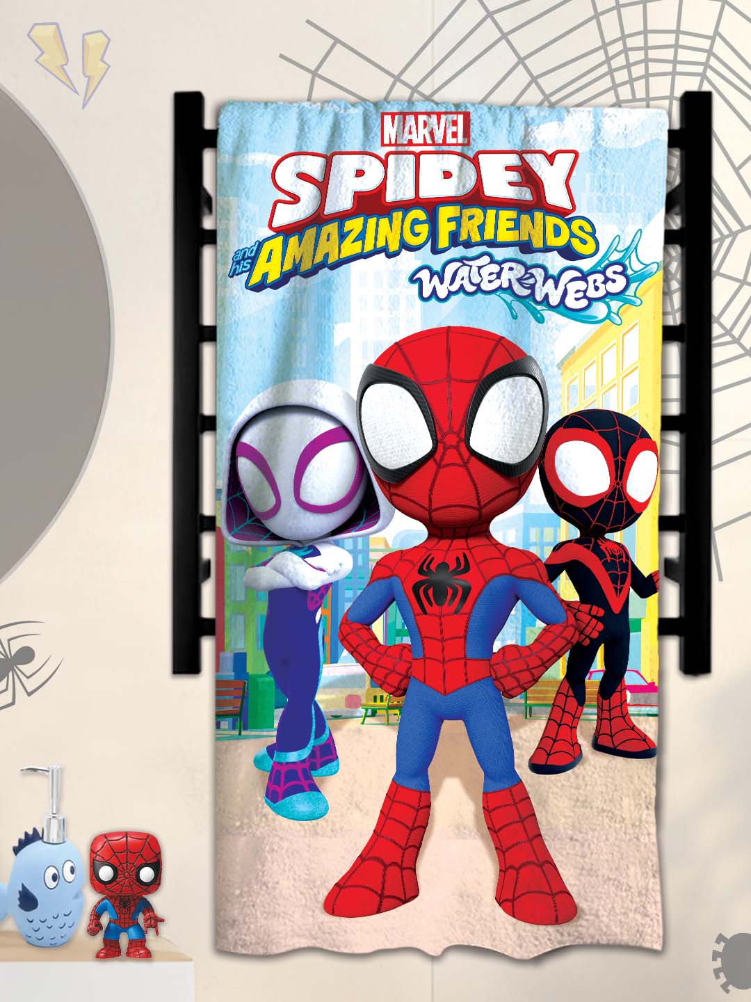 Spidey Amazing Friends Kids Bath Towel – Soft, Fun & Colorful by Athom Living - Athom Living