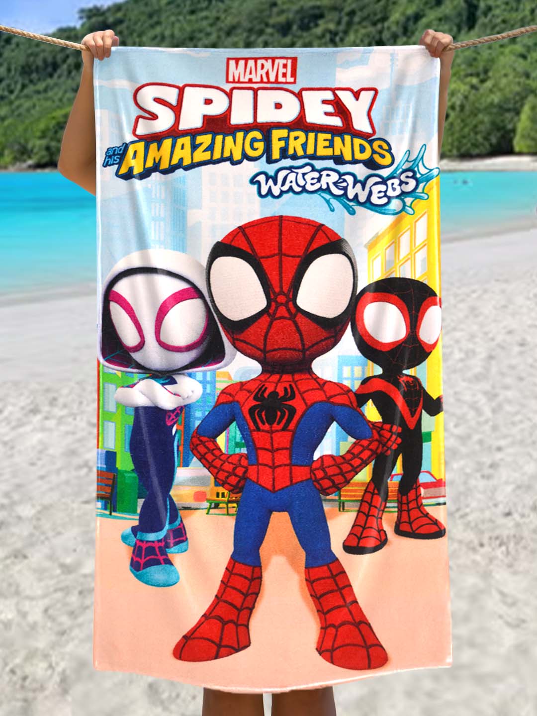 Spidey Amazing Friends Kids Bath Towel – Soft, Fun & Colorful by Athom Living - Athom Living