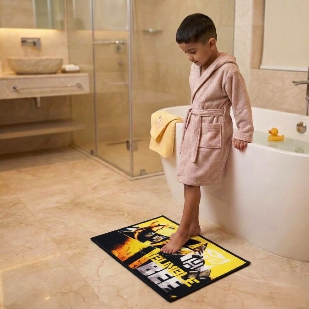 Transformer Anti - Slip Bath Mat – "Bumble Bee" by Athom Living - Athom Living