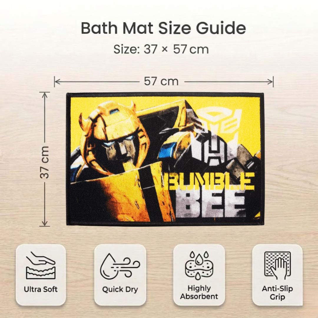 Transformer Anti - Slip Bath Mat – "Bumble Bee" by Athom Living - Athom Living