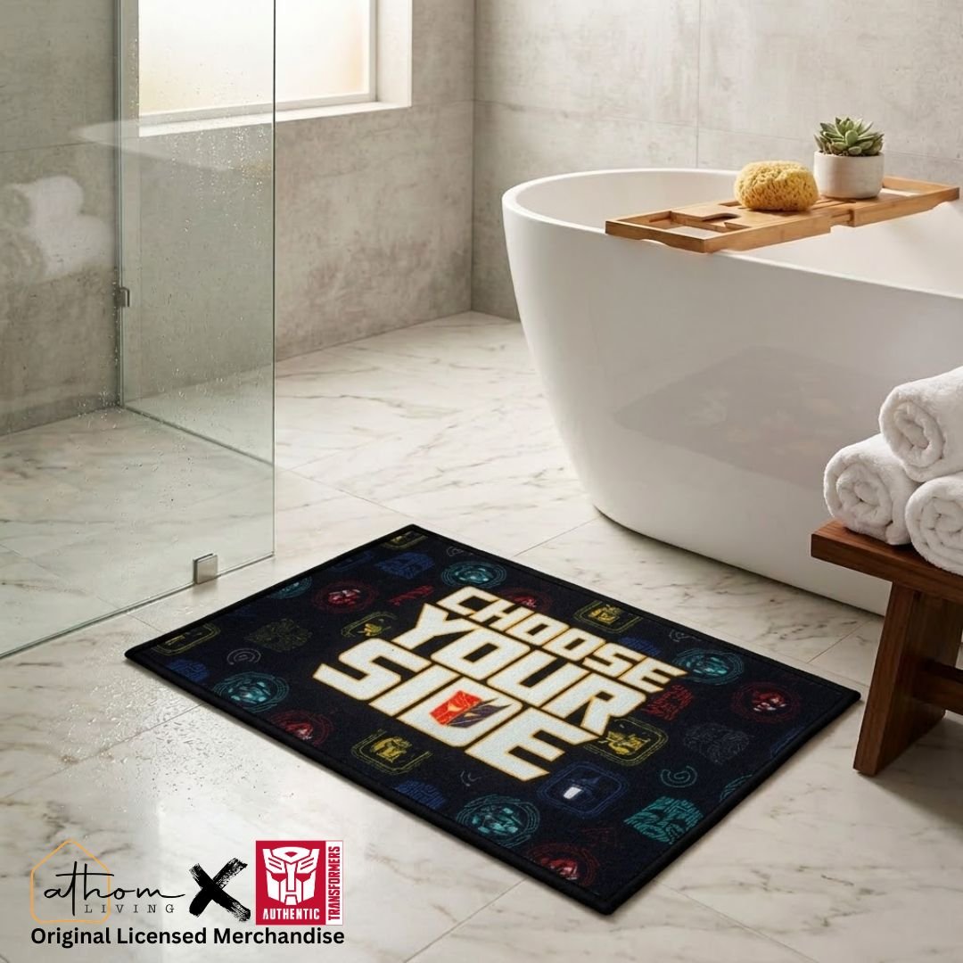 Transformer Anti - Slip Bath Mat – "Choose your Side" by Athom Living - Athom Living