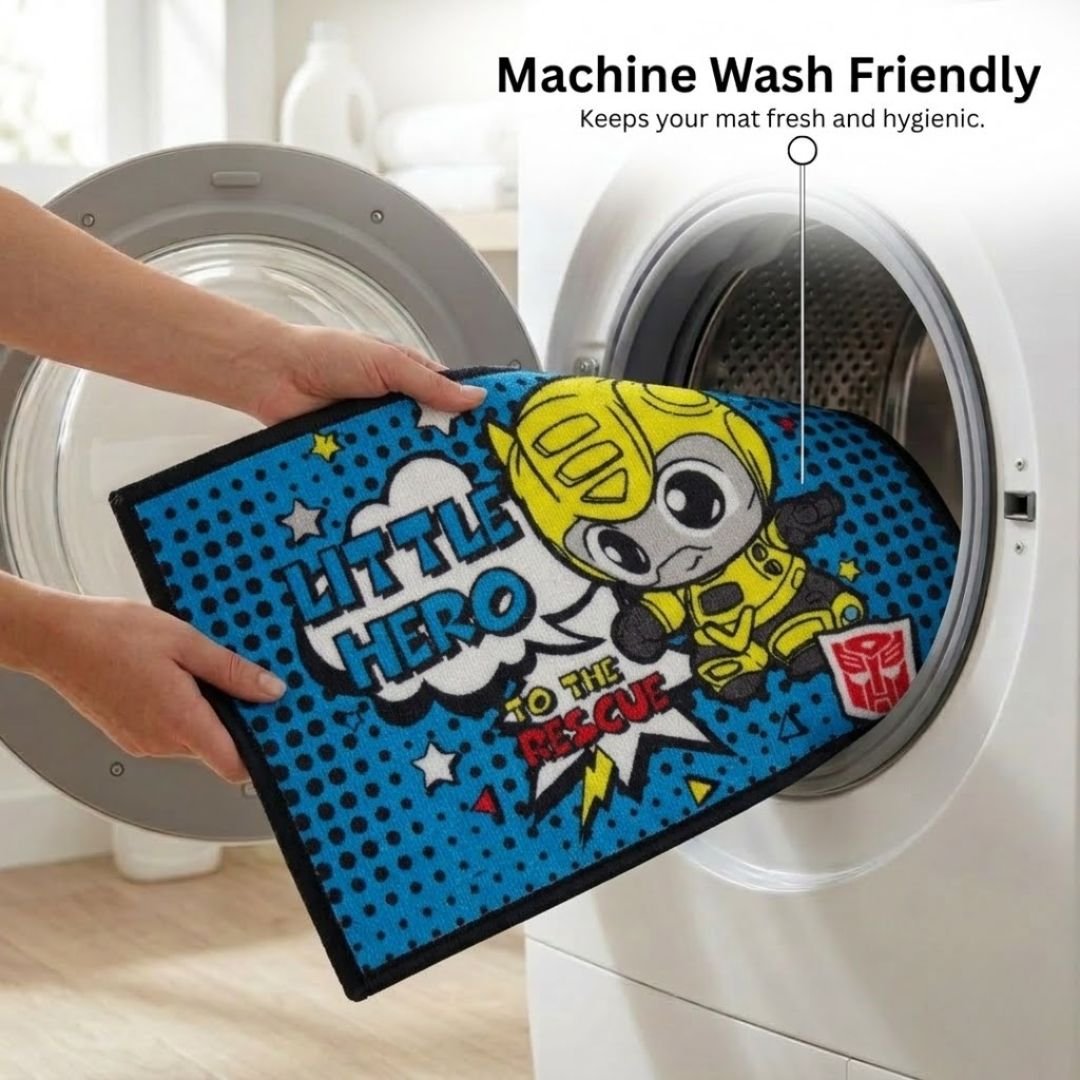 Transformer Anti - Slip Bath Mat – "Little hero to the Rescue" by Athom Living - Athom Living