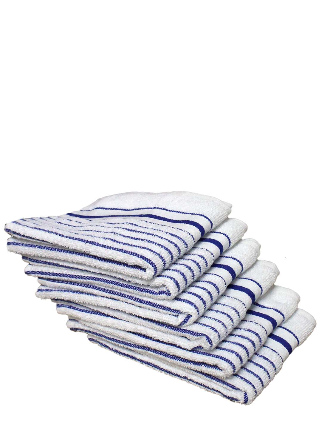 White Cotton Soft Hand Towel (Pack of 6) by Athom Living - Athom Living