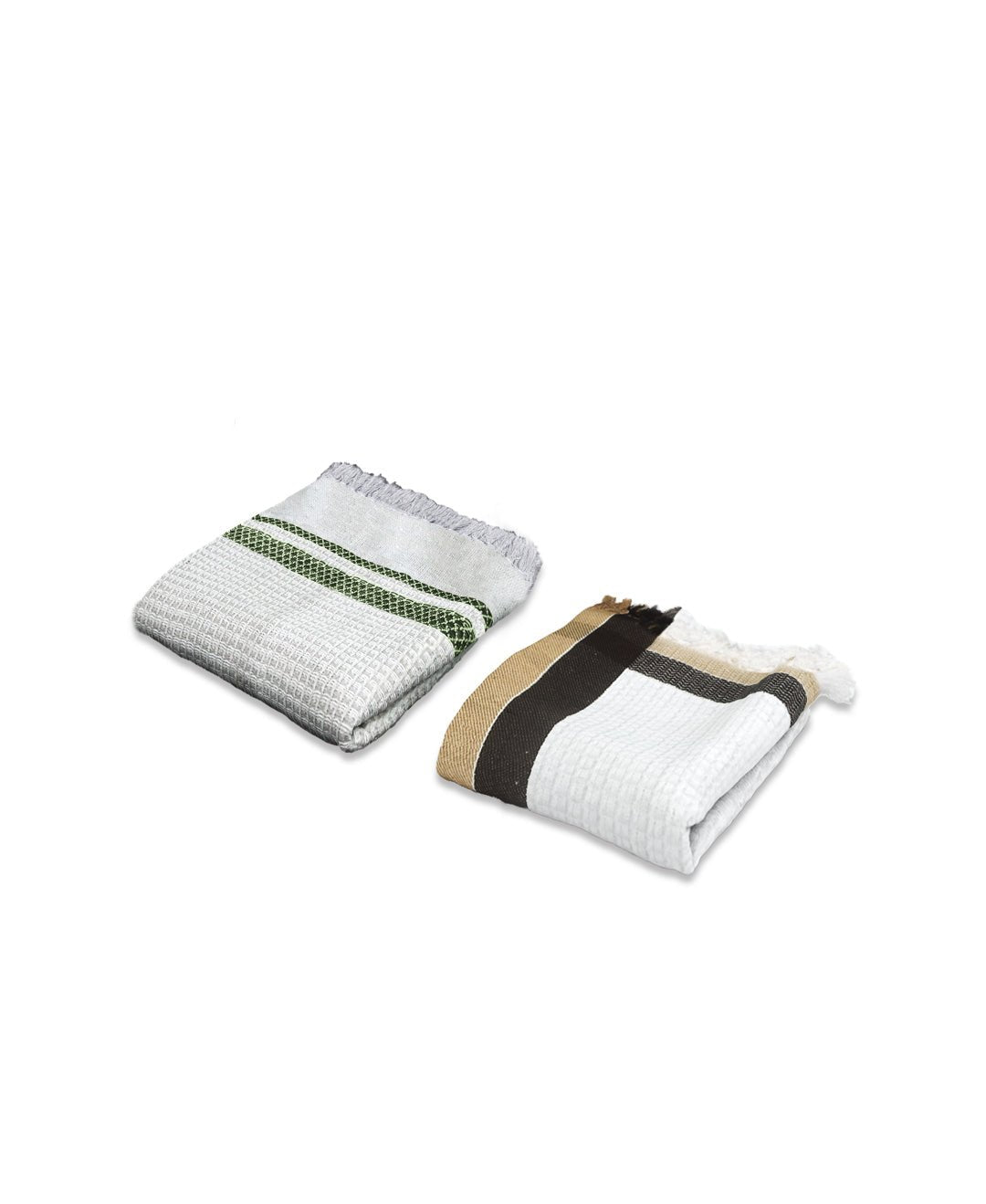 White Light Weight Cotton Premium Bath Towel - (Pack of 2) by Athom Living - Athom Living