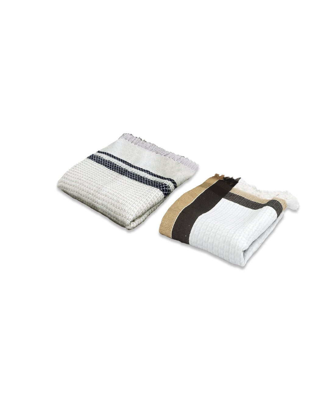 White Light Weight Premium Cotton Bath Towel (Pack of 2) by Athom Living - Athom Living