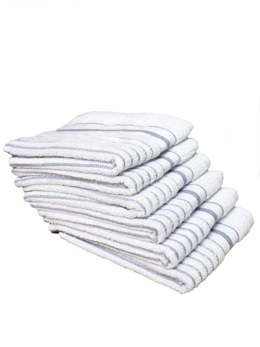 white cotton hand towels pack of 6
