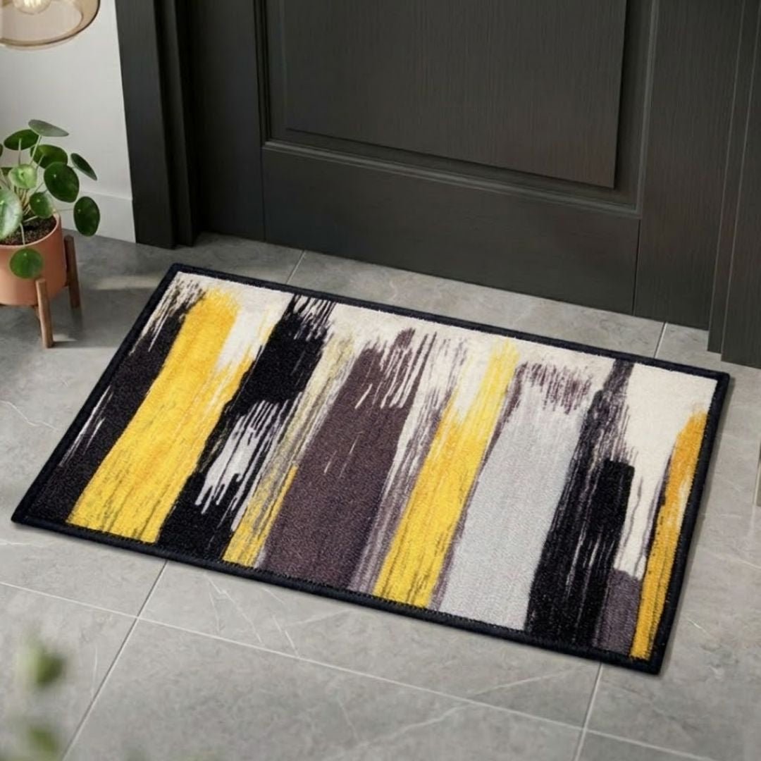 Yellow Canvas Premium Anti - Slip Door Mat by Athom Living - Athom Living