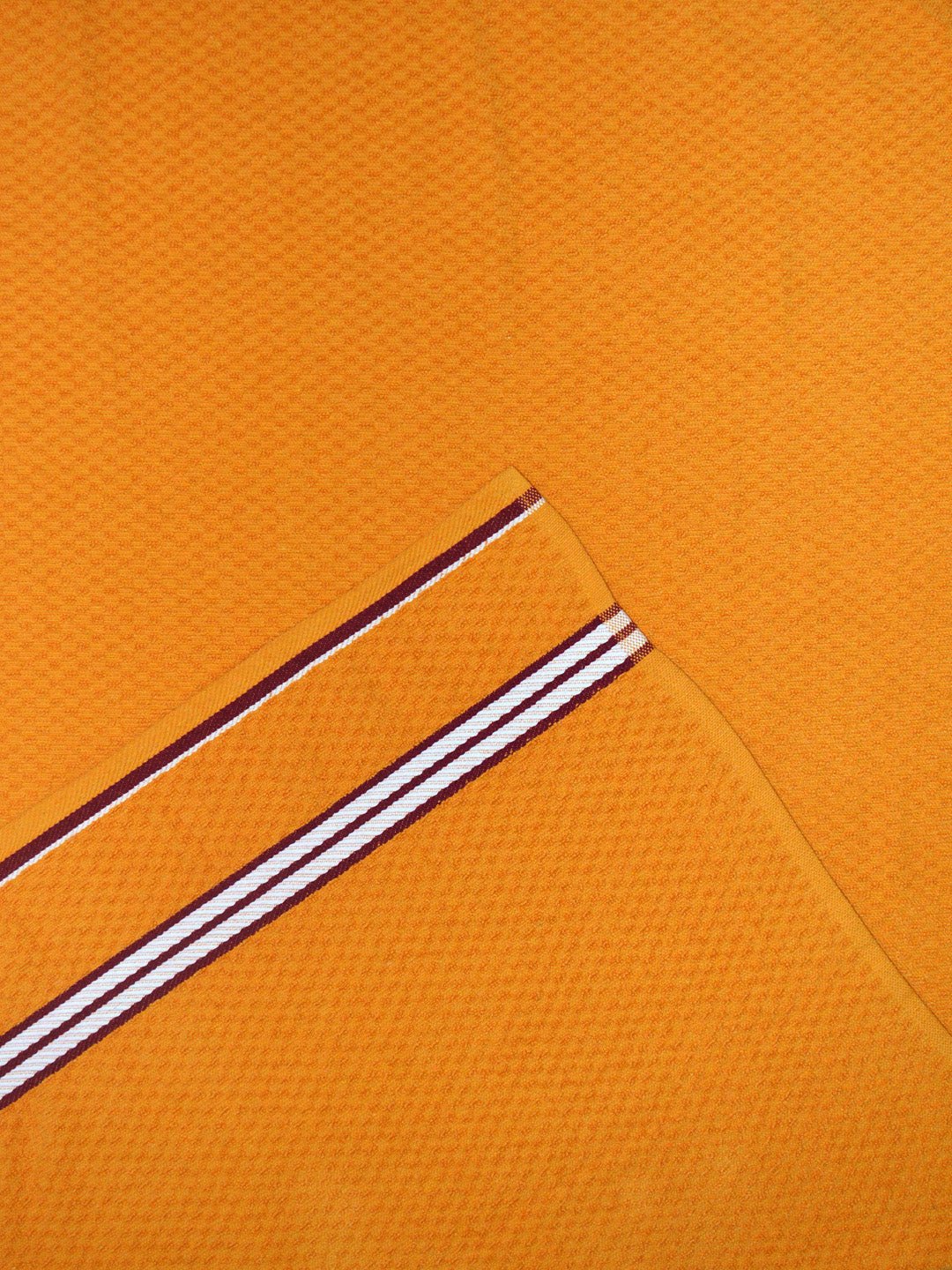 Yellow Popcorn Textured Solid Bath Towel by Athom Living - Athom Living