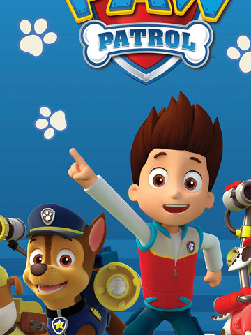 Athom Living Paw Patrol Cotton Double Kids Bedsheet Set 180 TC 274x274 cm