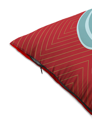 Athom Living Indie Aao Kabhi Haveli Pe! Printed Cushion Cover 40x40cm / 16x16